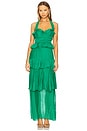 view 1 of 4 MAXIVESTIDO HALTER CARI in Kelly Green