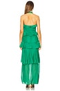 view 3 of 4 MAXIVESTIDO HALTER CARI in Kelly Green