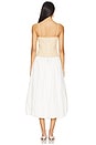 view 3 of 3 Anthia Dress in Beige & White