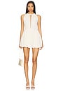 view 1 of 4 Aurelia Bubble Mini Dress in Ecru