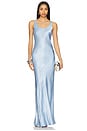view 1 of 3 Adelyn Dress in Steel Blue