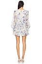 view 3 of 3 Fleur Mini Tiered Dress in Purple Multi