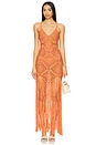 view 1 of 4 Wandering Crochet Dress in Coral