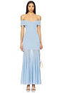 view 1 of 3 Rowan Sweater Dress in Powder Blue