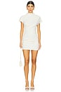 view 1 of 3 x REVOLVE Archer Draped Mini Dress in Cream
