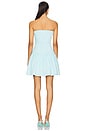 view 3 of 4 Suree Gingham Dress in White & Mint
