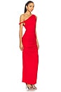 view 2 of 4 Erina Asymmetrical Maxi Dress in Red