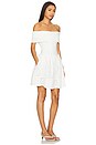 view 2 of 3 Biva Mix-media Mini Dress in White