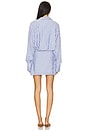 view 3 of 4 VESTIDO LONGO DE MANGA COMPRIDA NOAH in Blue & White