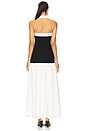 view 3 of 3 Kohl Mix-media Maxi Dress in Black & White