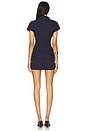 view 3 of 3 Archer Draped Mini Dress in Navy