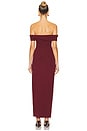 view 3 of 3 Mazzy Knit Dress in Burgundy