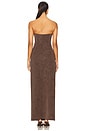 view 3 of 3 Alfie Maxi Dress in Chocolate