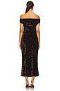 view 3 of 3 Brylie Velvet Maxi Dress in Dark Brown