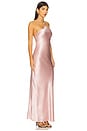view 2 of 3 Alisa Satin Maxi Dress in Ballet Pink