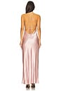 view 3 of 3 Alisa Satin Maxi Dress in Ballet Pink