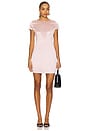view 1 of 3 Alisa Satin Mini Dress in Ballet Pink