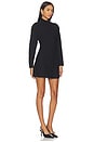 view 2 of 3 Anzu Peplum Sweater Mini Dress in Black