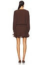 view 3 of 3 TWYLA 미니 원피스 in Chocolate