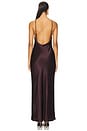 view 3 of 3 Petrea Maxi Dress in Aubergine