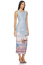 view 2 of 3 Pernille Mesh Midi Dress in Blue Multi