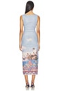 view 3 of 3 Pernille Mesh Midi Dress in Blue Multi