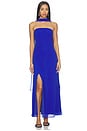 view 1 of 4 Azure Coast Scarf Dress in Blue