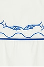 view 4 of 4 Oia Dress in White & Blue