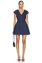 view 1 of 3 Flavia Mini Dress in Indigo
