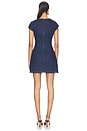 view 3 of 3 Flavia Mini Dress in Indigo
