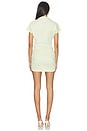 view 3 of 3 Archer Draped Mini Dress in Light Green