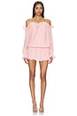 view 1 of 3 ROBE COURTE POTPOURRI in Baby Pink