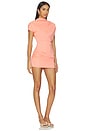 view 2 of 3 MINIVESTIDO DRAPEADO ARCHER in Coral