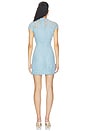 view 3 of 4 МИНИ ПЛАТЬЕ DEMETER  in Mint Blue
