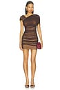 view 1 of 4 Marceline Mini Dress in Brown