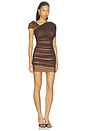 view 2 of 4 Marceline Mini Dress in Brown