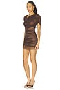 view 4 of 4 Marceline Mini Dress in Brown
