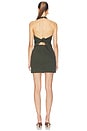 view 4 of 3 Lotus Mini Dress in Green