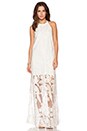 view 1 of 3 Aura T-Back Maxi Dress in Cream