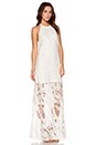 view 2 of 3 Aura T-Back Maxi Dress in Cream