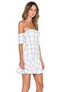 view 2 of 4 Bisous Off the Shoulder Dress in White