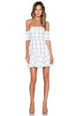 view 4 of 4 Bisous Off the Shoulder Dress in White