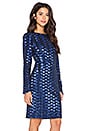view 3 of 5 Voila Sequin Mini Dress in Blue