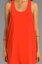 view 5 of 5 Sheer Tail Dress in Spicy Orange