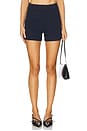 view 1 of 6 Reese Knit Sweater Shorts in Navy