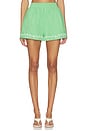 view 1 of 6 Tippi Embroidered Shorts in Green