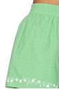 view 6 of 6 Tippi Embroidered Shorts in Green