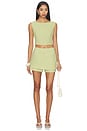 view 5 of 6 Shea Mini Skort in Green