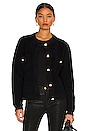 view 1 of 4 Khloe Boucle Cardigan in Black