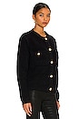 view 2 of 4 Khloe Boucle Cardigan in Black